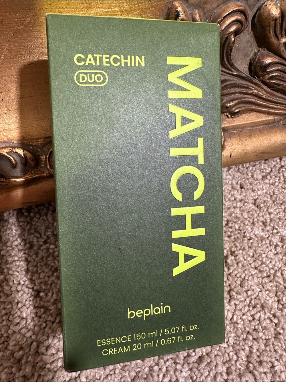 New In Box beplain Matcha Catechin Duo Essense/Cream $55 K Korean Beauty